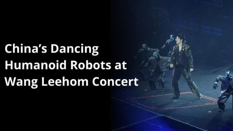China’s Dancing Humanoid Robots at Wang Leehom Concert (1)