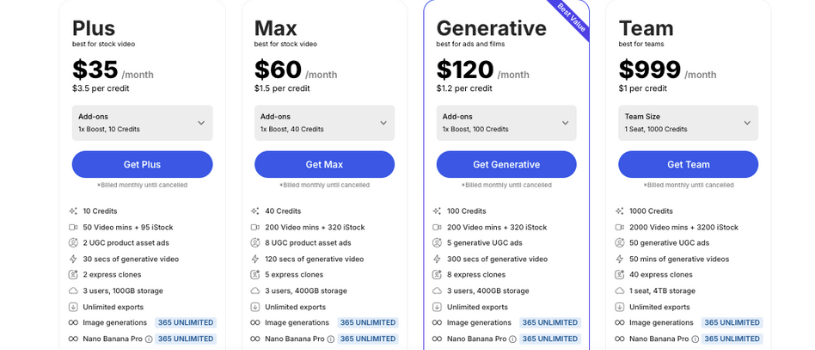 invideo monthly pricing (1)