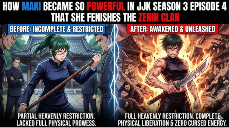 How Maki Became So Powerful in JJK Season 3
