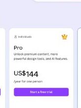 Canva Plans and Pricing